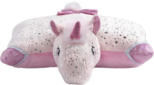 Vista 2 de Pillow Pets Originals - Peluche de unicornio rosa brillante