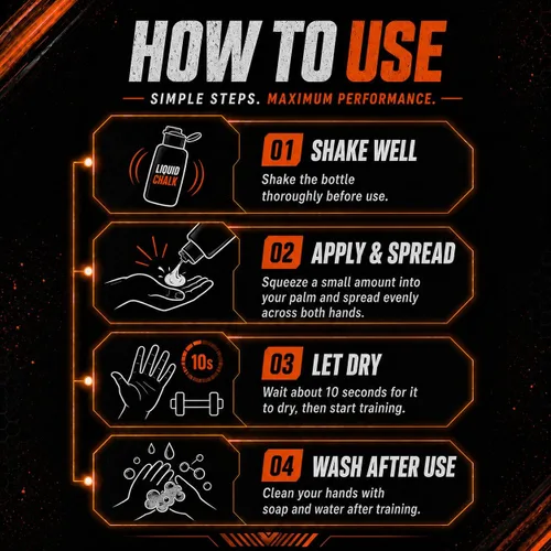 Vista 6 de Liquid Chalk for Weightlifting & Gym Workouts