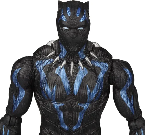Vista 4 de Marvel Black Panther - Traje Vibranium (6 pulgadas), color negro