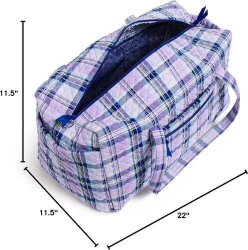 Vista 6 de Vera Bradley - Bolsa de viaje grande de algodón para mujer