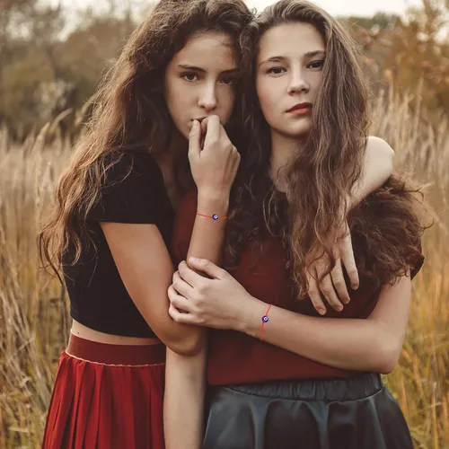 Vista 6 de 4 pulseras ajustables contra el mal de ojo, hechas a mano, joyería contra el mal de ojo, pulsera de protección contra el mal de ojo para mujer