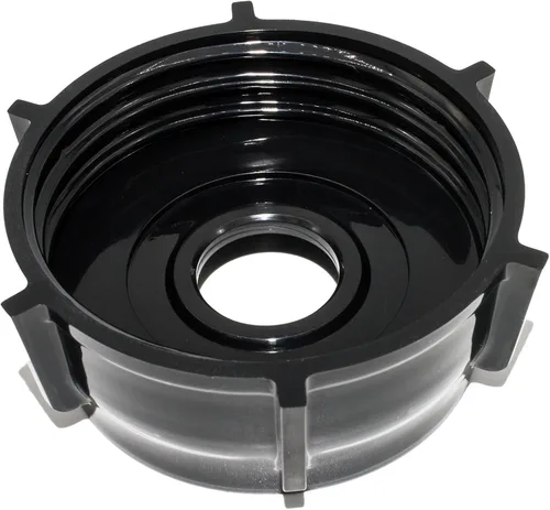 Vista 2 de Blendin Tapa inferior de plástico de repuesto para tarro con 2 juntas de goma para juntas tóricas, compatible con licuadoras Oster y Osterizer