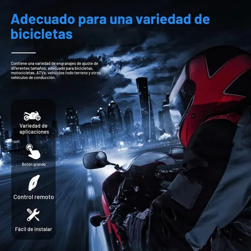 Vista 3 de SolaMr Q8 EUC Intercomunicador de motocicleta Bluetooth mango de control remoto para control FM, respuesta telefónica, conmutación de música
