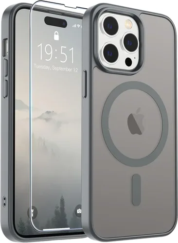 Vista 115 de SUPFINE Funda magnética para iPhone SE 2022 (3ª)/2020 (2ª), iPhone 8 (compatible con MagSafe) (protección contra caídas de grado militar), funda