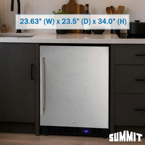Vista 4 de Summit SPFF51OS - Congelador integrado para exteriores de 24 pulgadas