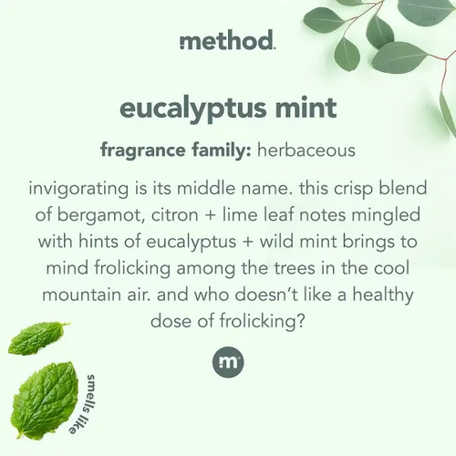 Vista 3 de Method Limpiador de baño, elimina las manchas de moho y moho, eucalipto menta, 28 onzas líquidas