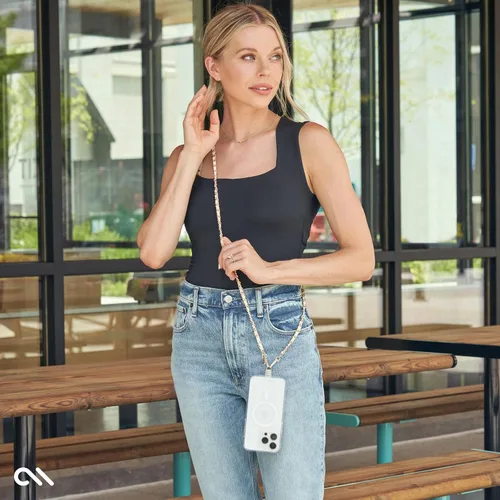 Vista 8 de Case-Mate Funda resistente para iPhone 15 Pro, transparente [protección contra caídas de 12 pies] [compatible con MagSafe] Funda magnética