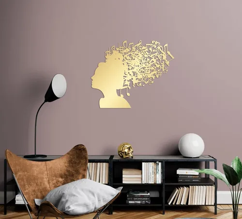 Vista 5 de Adma Wall Art Música personalizada de metal y decoración, regalo de notas personalizadas, regalo para músicos, maestros, decoración del hogar, Mujer