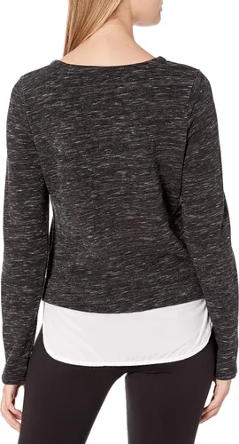 Vista 2 de Andrew Marc Sport Women's Long Sleeve Scoop Neck