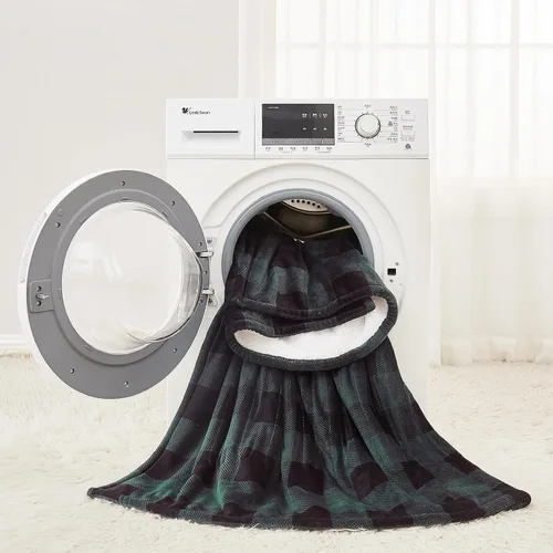 Vista 8 de Homemate Manta eléctrica térmica de 50 x 60 pulgadas, manta térmica de franela ultra suave y acogedora con 10 niveles de calor rápidos, 8 horas