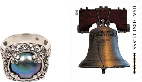 Vista 4 de NOVICA Anillo de cóctel artesanal hecho a mano con perlas de agua dulce cultivadas Mabe de plata de ley 925 con motivo floral azul Indonesia piedra