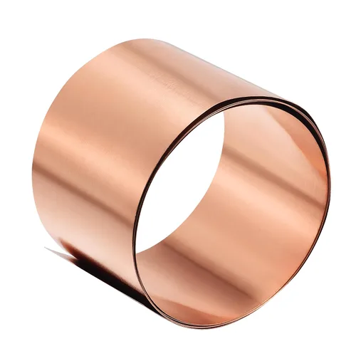 Vista 23 de uxcell Rollo de hoja de cobre, placa 3,280.8 ft m x 16.4 ft m x 1.6 ft m de la hoja del metal