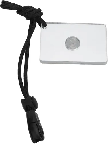 Vista 9 de Dilwe Espejo al aire libre, cristal reflector multifunción con cordón para acampar al aire libre, supervivencia, emergencia