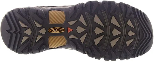 Vista 3 de KEEN - Botines Targhee III para senderismo impermeables de altura media para hombre negro