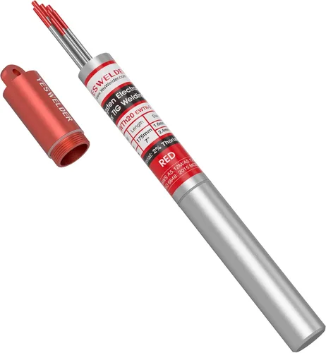 Vista 11 de YESWELDER Electrodo de tungsteno TIG Weld 1/8"x 7" 10-pk, no radiactivo comparable a E3 púrpura