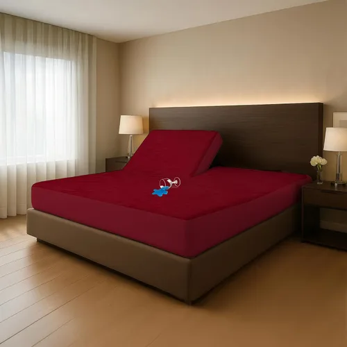 Vista 11 de SGI bedding Funda protectora de colchón impermeable con parte superior dividida tamaño Queen de 60 x 80 pulgadas, parte superior de 28 pulgadas