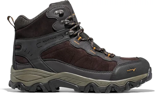 Vista 27 de NORTIV 8 - Botas de senderismo impermeables para hombre, zapatos de montañismo ligeros para exteriores