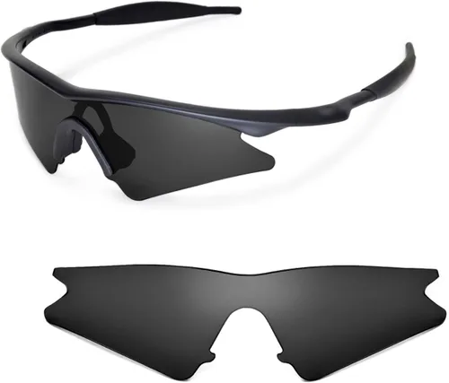 Vista 3 de Walleva Lentes de repuesto polarizadas negras para gafas de sol Oakley M Frame Sweep