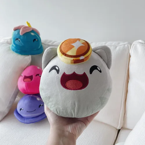 Vista 5 de Youtooz Lucky Slime Peluche Stickie de 6", Magnético y Suave Slime Rancher Peluche de Videojuego - Lindo Peluche Abrazable Lucky Slime