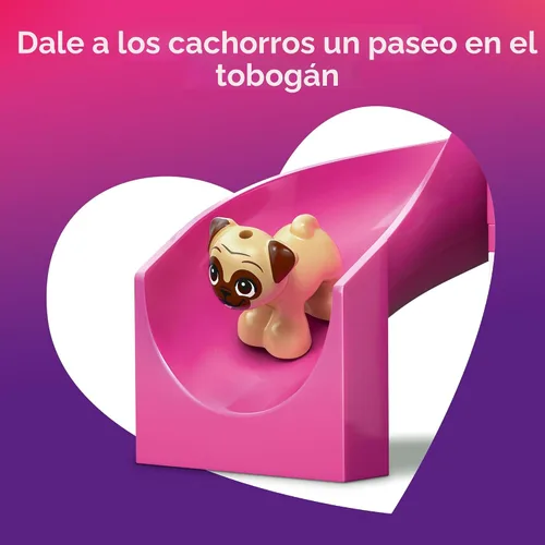 Vista 5 de LEGO Friends Puppy Playground - Juguete de construcción de juegos de simulación – Juego creativo de narración de historias para niñas y niños a