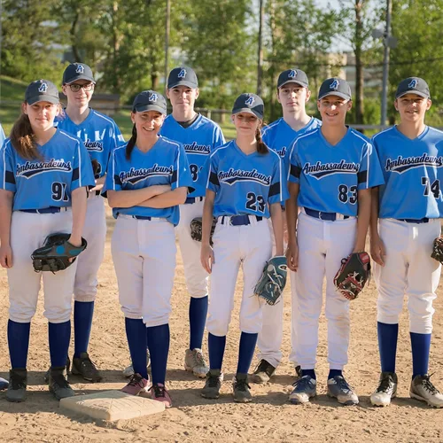 Vista 6 de Haysandy Juego de 3 calcetines y cinturón de béisbol o sóftbol con cinturón de béisbol para niños, niñas, jóvenes y adultos