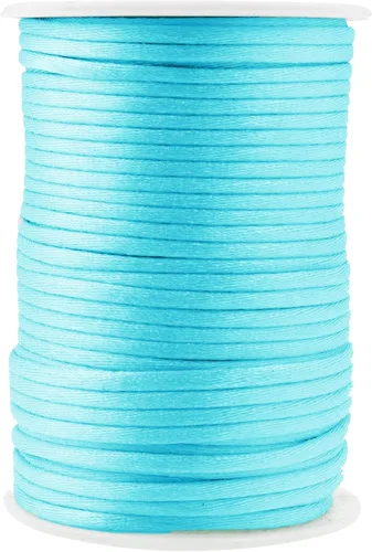 Vista 84 de Mandala Crafts Cordón de satén de cola de rattail de 0.02 in para nudos chinos de macramé