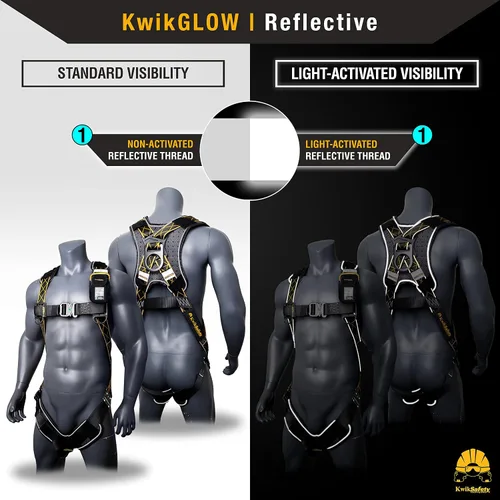 Vista 5 de KwikSafety TORNADO Safety Harness ANSI OSHA Fall Protection Gear