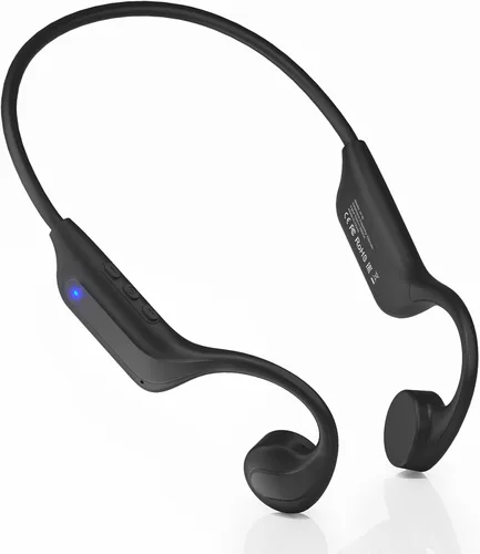 Vista 9 de Auriculares de conducción ósea con orejas abiertas, 3 modos de ecualización, Bluetooth 6.0 con micrófono, audio HD direccional antifugas, comodidad