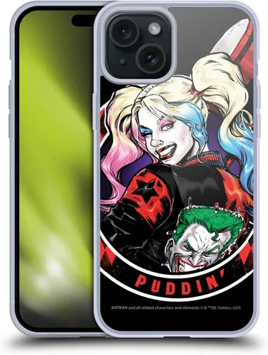 Vista 55 de Head Case Designs Funda de gel suave con licencia oficial de Batman DC Comics Bubblegum Harley Quinn Graphics compatible con Apple iPhone 7