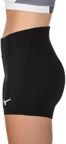 Vista 5 de Mizuno Pantalón corto de voleibol con entrepierna elevada de 4 pulgadas para mujer