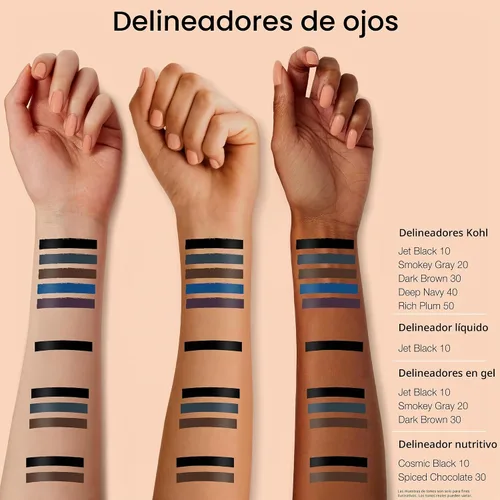 Vista 2 de Neutrogena Delineador de Ojos en Gel Intenso, Maquillaje de Ojos con Vitamina E Antioxidante, Delineador de Ojos de Precisión Audaz, Resistente a 30