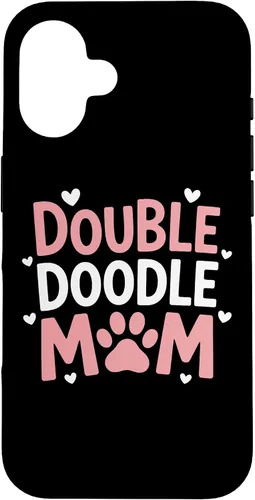 Vista 32 de Double Doodle Mom Labradoodle Goldendoodle Dog Parent Doodle Case for iPhone 17
