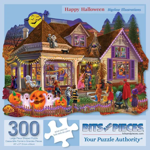 Vista 10 de Bits and Pieces Jigsaw Puzzles for Adults 750 Pieces - Happy Halloween