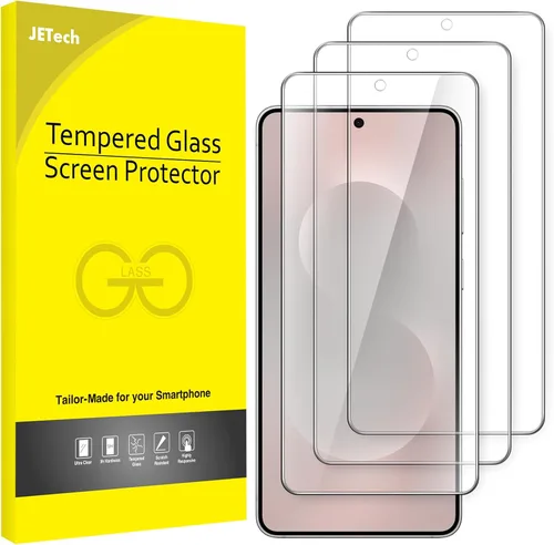 Vista 22 de JETech Protector de pantalla compatible con Samsung Galaxy S20 FE de 6.5 pulgadas, película de vidrio templado, paquete de 3