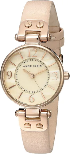 Vista 13 de Anne Klein Reloj con correa de cuero para mujer