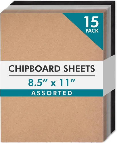 Vista 18 de Grafix de peso medio, láminas de madera prensada de 12 x 12 pulgadas, paquete de 25 unidades de color blanco., Natural, 4" x 6