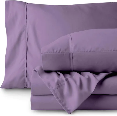 Vista 10 de Juego de sábanas RRlinen, de 800 hilos, 100 % algodón, para cama de matrimonio de 5 piezas, sábana dividida de color blanco, hilos largos de una