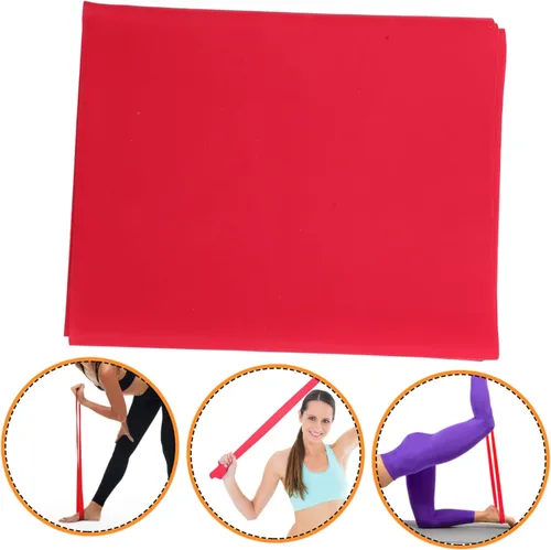 Vista 8 de LIOOBO Banda de resistencia TPE para yoga para estiramiento de cuerpo completo y entrenamiento de fuerza, banda de ejercicio portátil para hombros