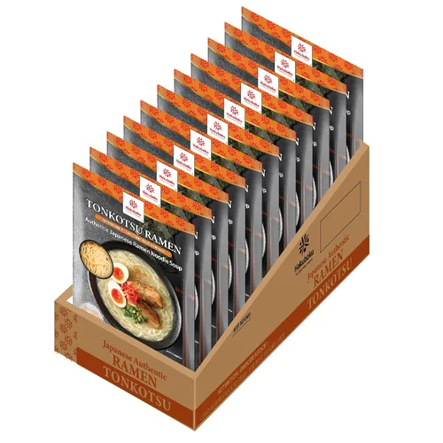 Vista 8 de Hakubaku Sopa japonesa de fideos ramen, MISO, 3.88 onzas (paquete de 6), auténtico ramen japonés no frito y fideos suaves, estable