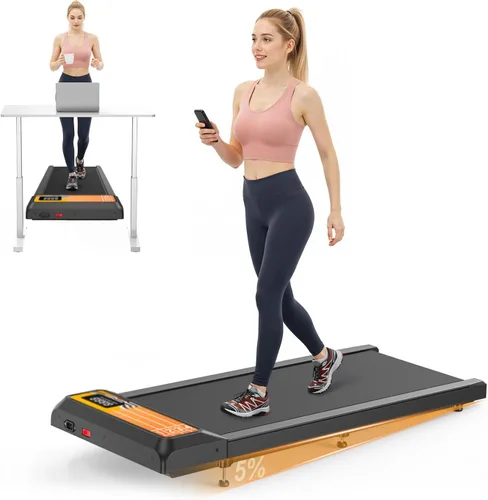 Vista 10 de Walking Treadmill Pad with 0–8% Incline, 2.5HP ，4-in-1 Treadmill with Handle，Perfect for Running, Walking & Under-Desk Use，Quiet Operation for Home