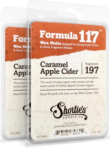 Vista 11 de Shortie's Candle Company Apple Harvest Wax Melts Multi Pack – Fórmula 117-2 altamente perfumada 3 onzas barras (6 onzas en total) – Hecho
