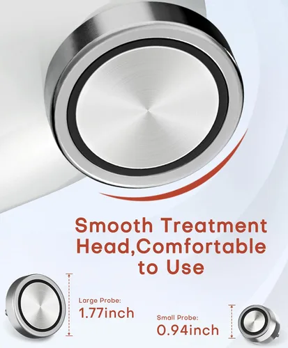 Vista 3 de MLAY Máquina profesional de belleza RF, máquina facial de radiofrecuencia con 2 sondas, ajuste de piel de radiofrecuencia en casa para levantar
