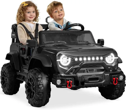 Vista 10 de Best Choice Products - Coche de paseo para niños de 12 V con control remoto Negro