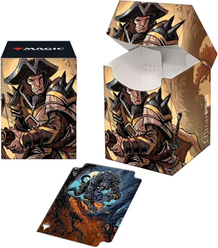 Vista 2 de Ultra Pro - Magic: The Gathering Innistrad Midnight Hunt Brutal Cathar 100+ caja de mazos, la mejor protección de tarjetas coleccionables para todas