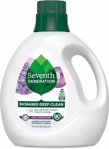 Vista 9 de Seventh Generation Detergente líquido para ropa, aroma cítrico fresco, 60 cargas, combate las manchas, 90 onzas líquidas