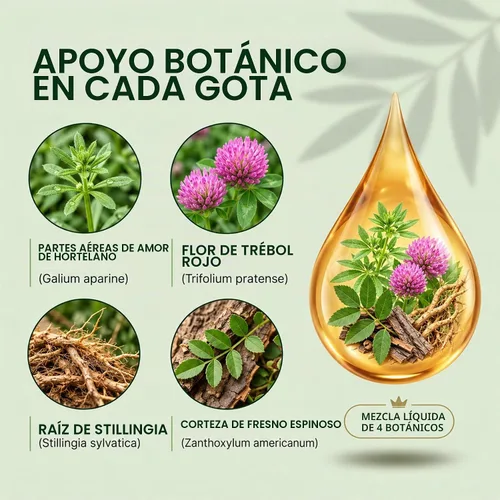 Vista 3 de Drenaje Linfatico - Gotas de drenaje linfático para alivio ocasional de la hinchazón, desinflado y equilibrio de líquidos saludable, con cuchillas