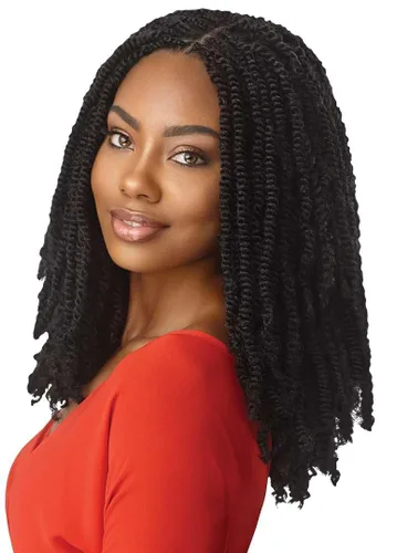 Vista 3 de Outre Crochet Braids X-Pression Twisted Up 3X Springy Afro Twist 24" (1 paquete, 1)