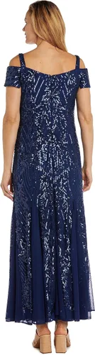 Vista 3 de R&M Richards Off The Shoulder Evening Gown