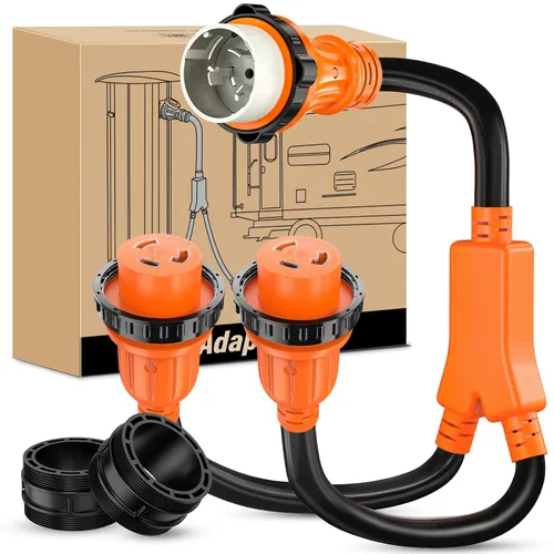 Vista 60 de Nilight Cable adaptador de secadora de 30 amperios a 30 amperios calibre 10 10-30P a 14-30R con cable de tierra