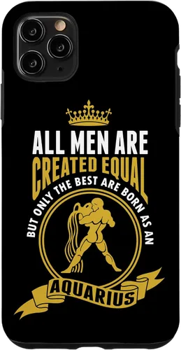 Vista 11 de iPhone 15 Solo los mejores hombres nacen como funda Acuario